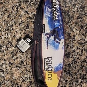Tech gear pencil case new w tags 13.5 Surfer Pattern